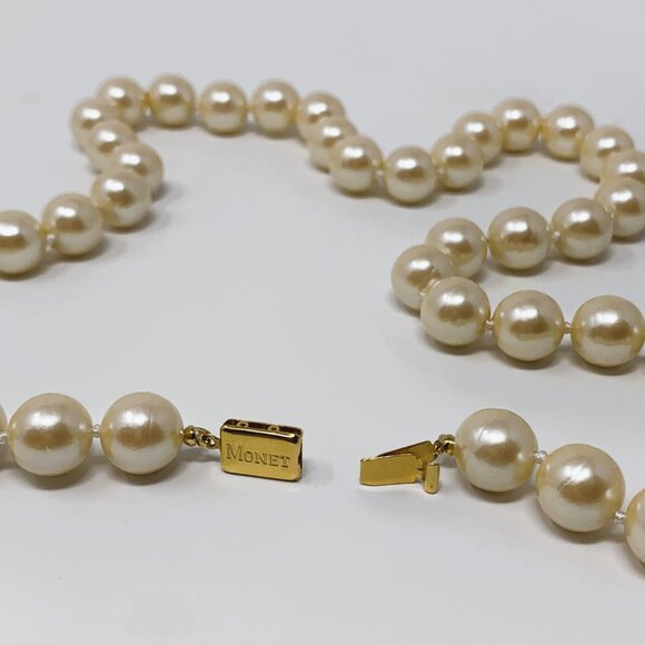 Monet 23" Single Strand Imitation Pearl Necklace - Picture 6 of 8